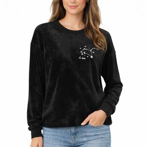 H&M Black Starry Sweatshirt